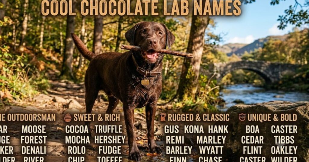Cool Chocolate Lab Names