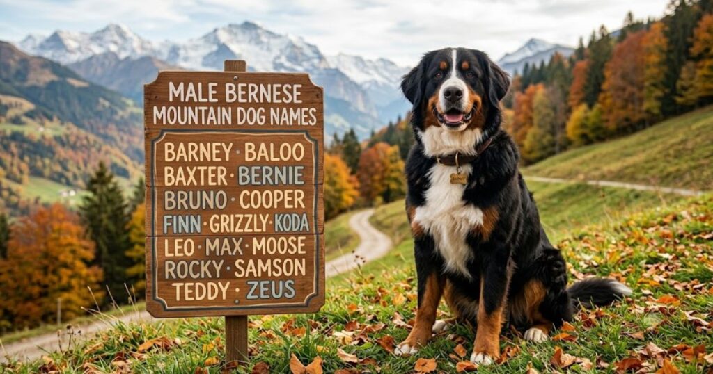 Male Bernese Mountain Dog Names