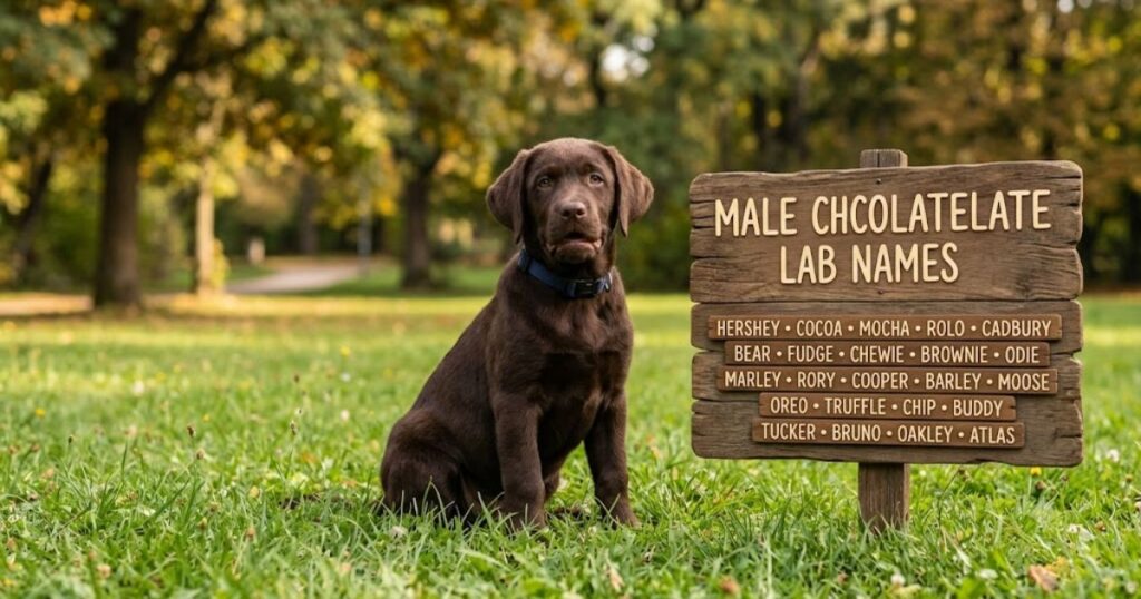 Male Chocolate Lab Names