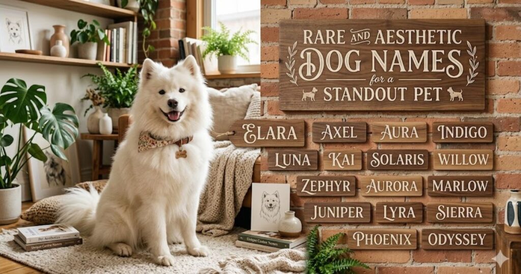 Rare and Aesthetic Dog Names for a Standout Pet