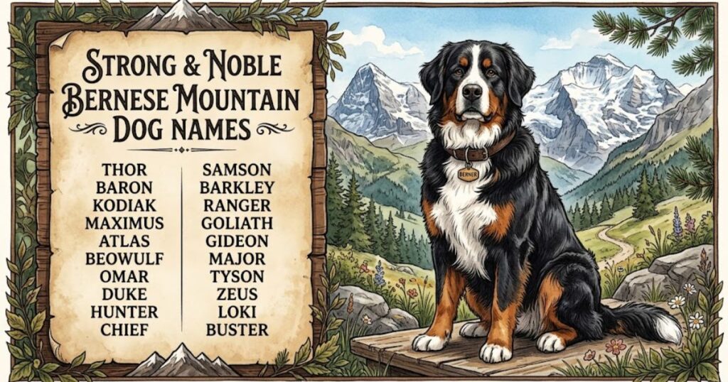 Strong & Noble Bernese Mountain Dog Names