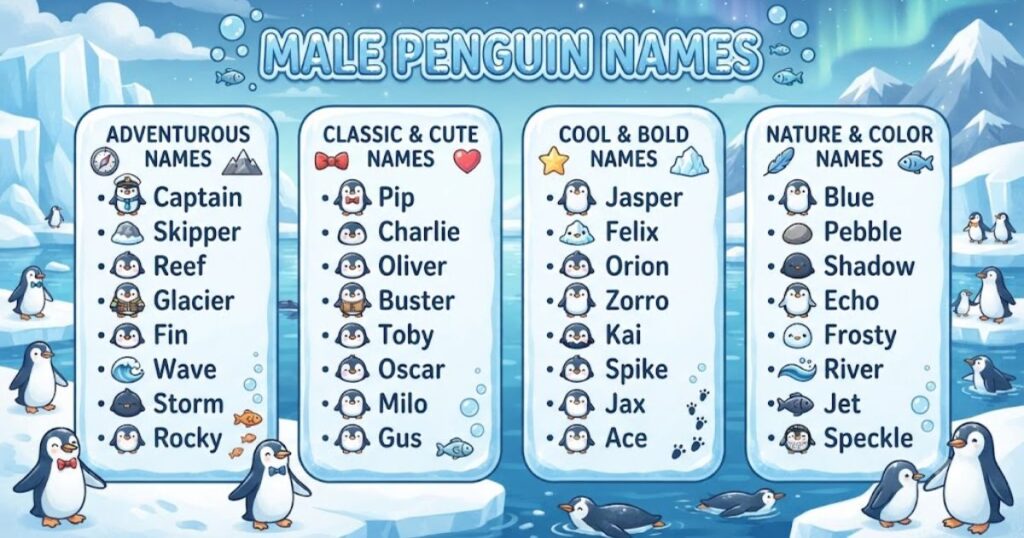 Male Penguin Names