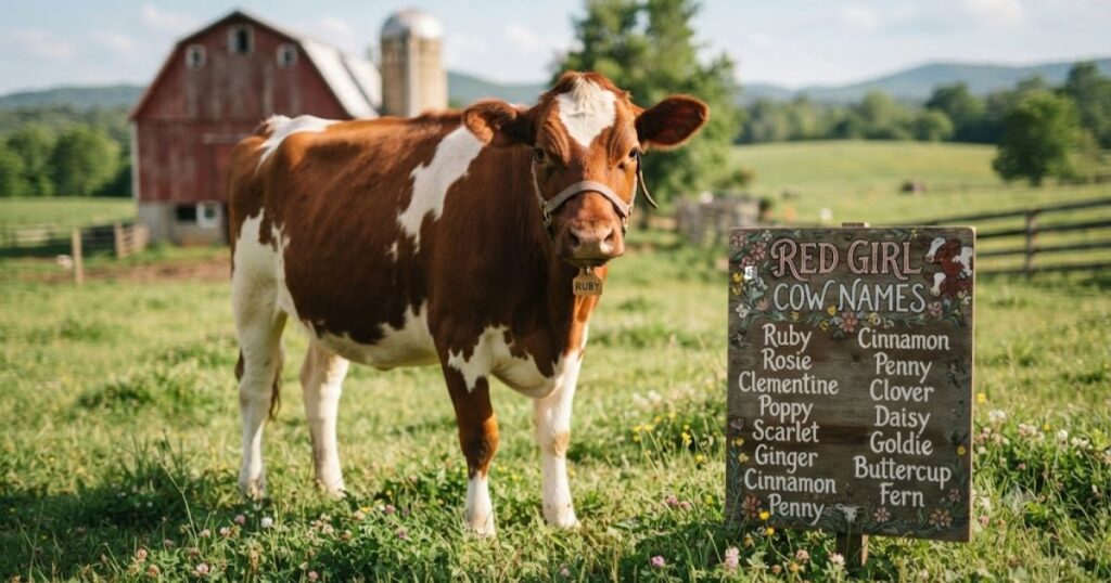 Red Girl Cow Names