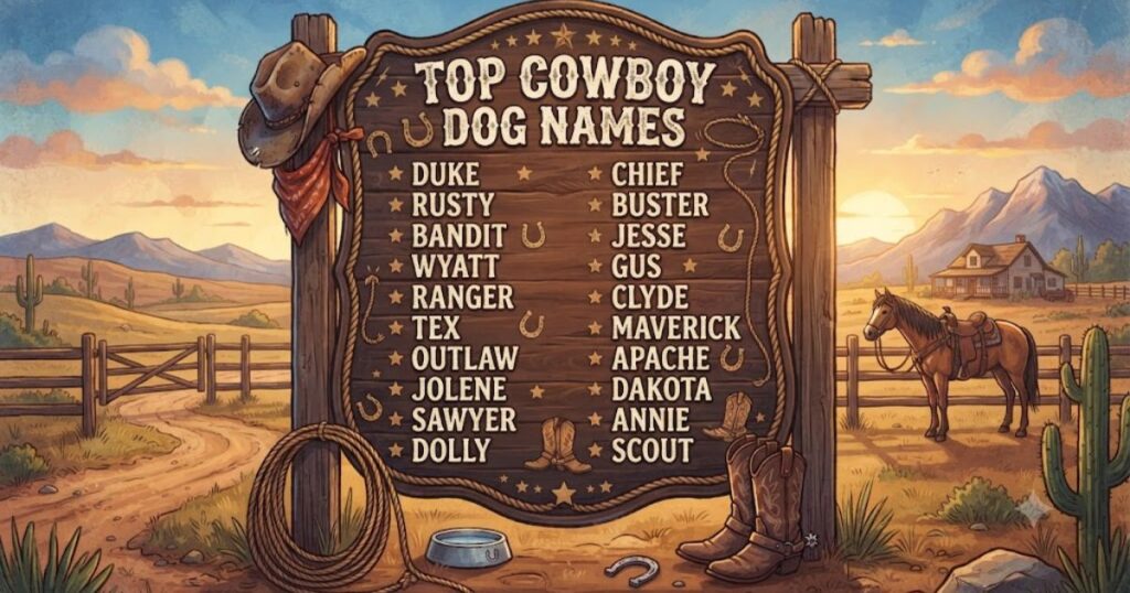 Top Cowboy Dog Names