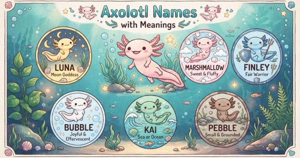 Axolotl Names with Meanings