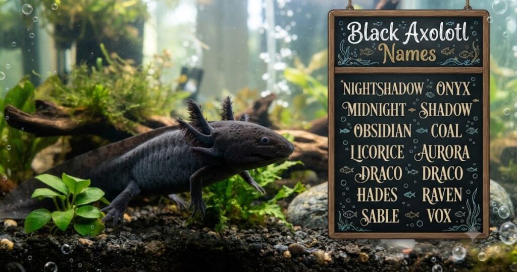 Black Axolotl Names