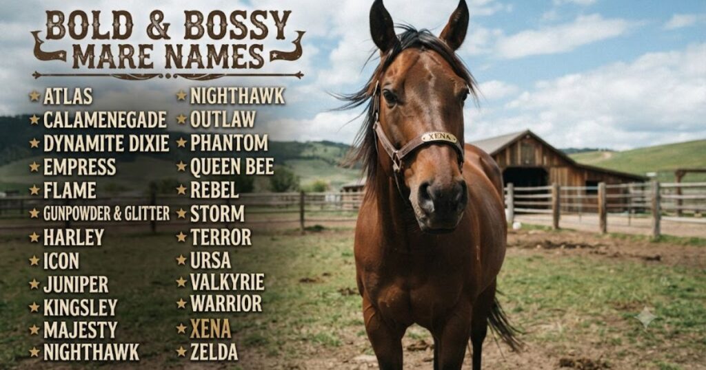 Bold & Bossy Mare Names