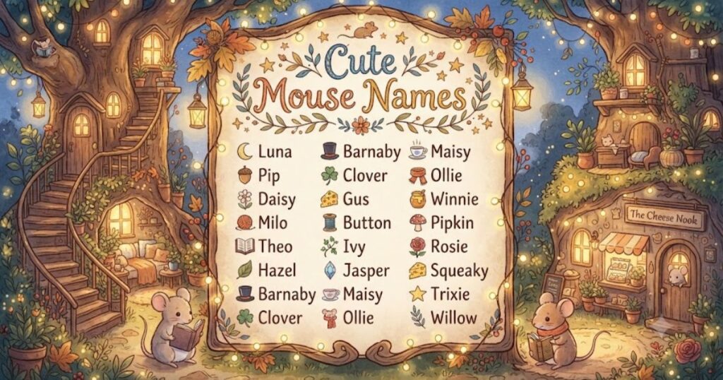 Cute Mouse Names