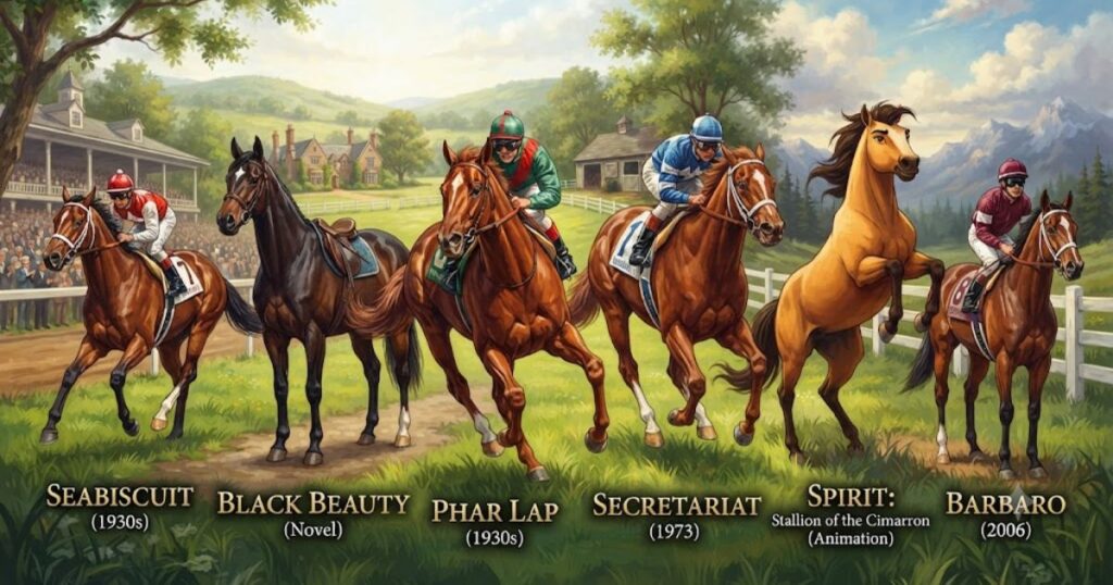 Famous Brown Horses from History and Pop Culture