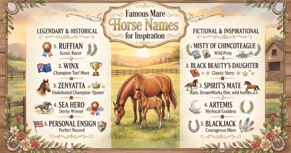 Famous Mare Horse Names for Inspiration