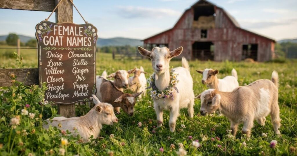 Female Goat Names (Doe Names)