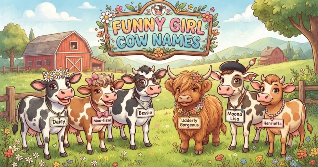 Funny Girl Cow Names