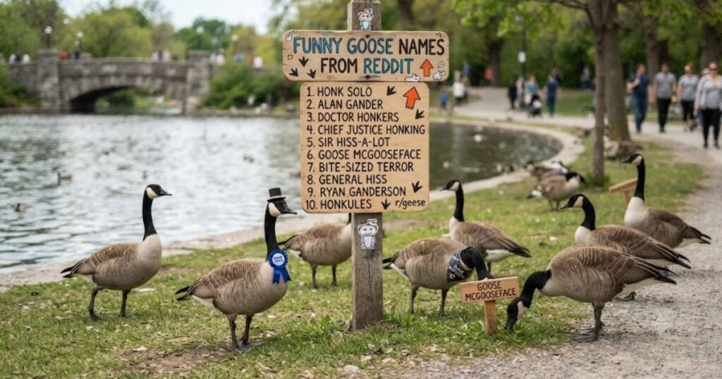 Funny Goose Names from Reddit