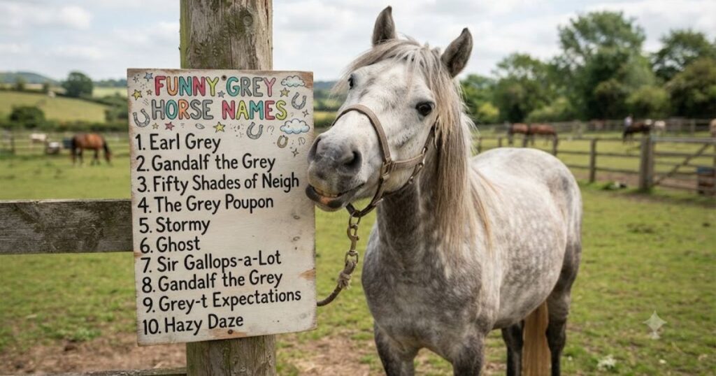 Funny Grey Horse Names