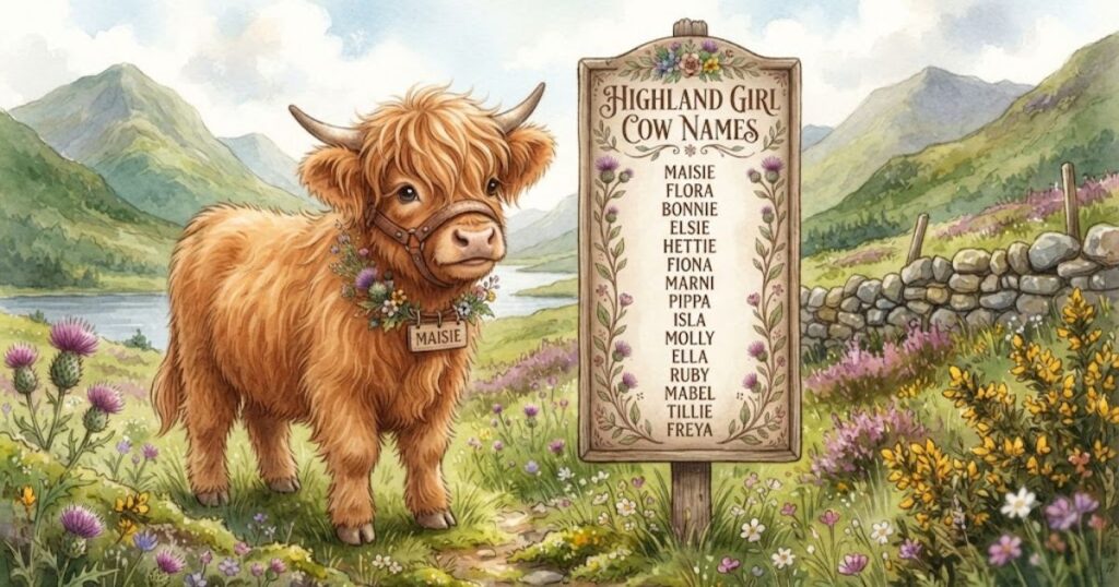 Highland Girl Cow Names
