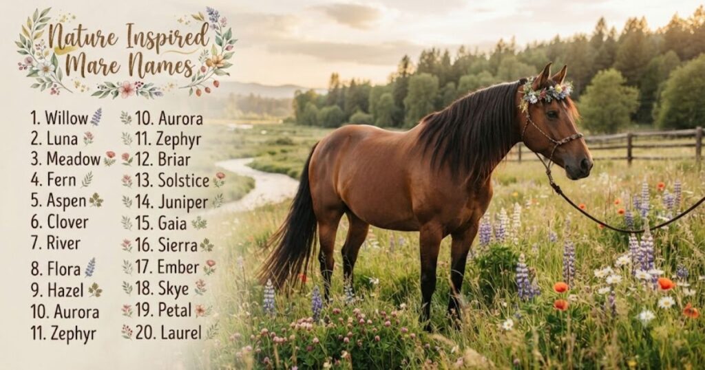 Nature Inspired Mare Names