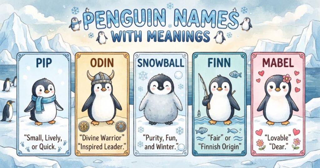 Penguin Names with Meanings