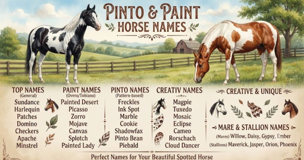Pinto & Paint Horse Names