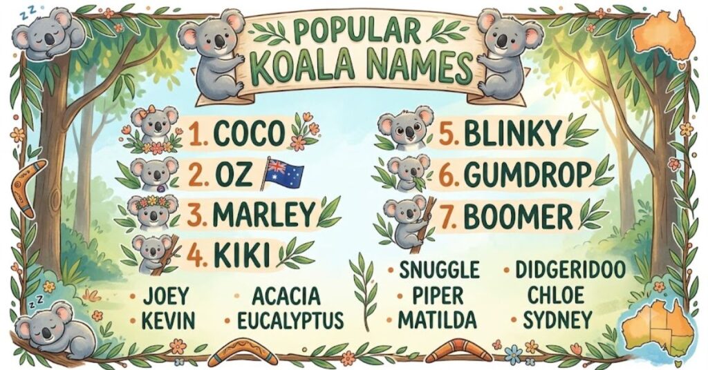 Popular Koala Names
