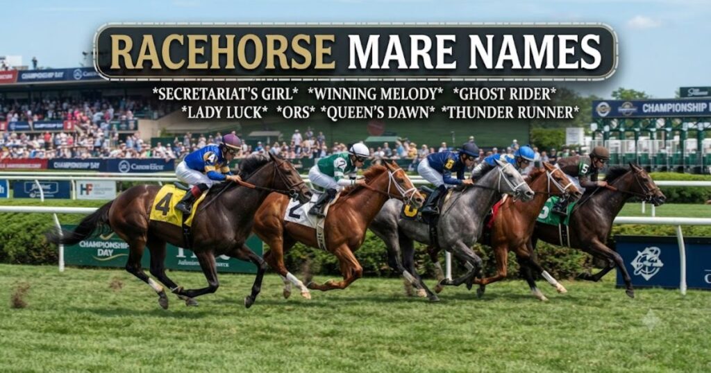Racehorse Mare Names