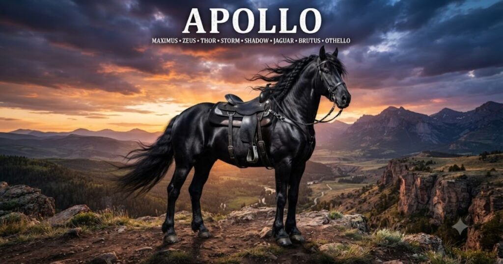 Strong and Powerful Black Horse Names
