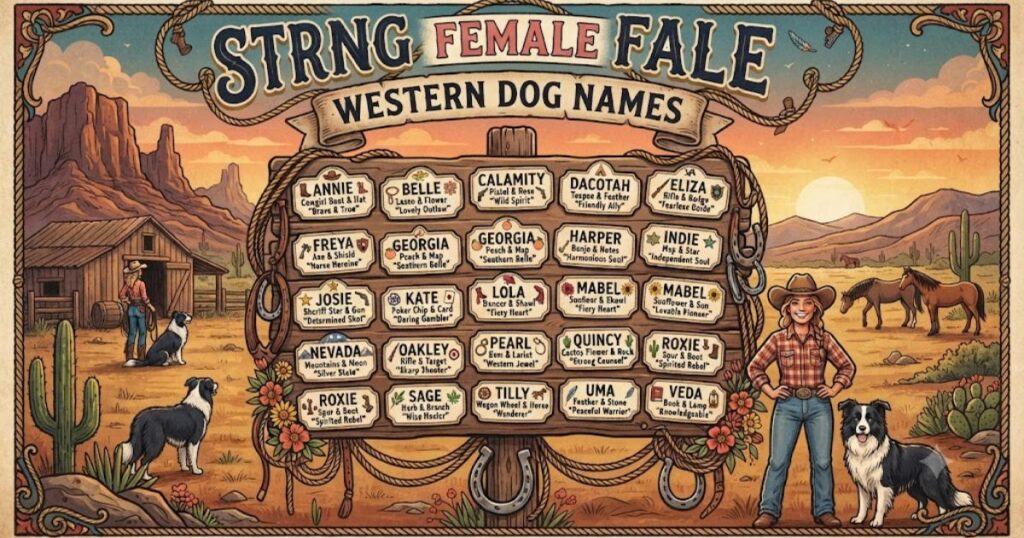 Strong Female Western Dog Names