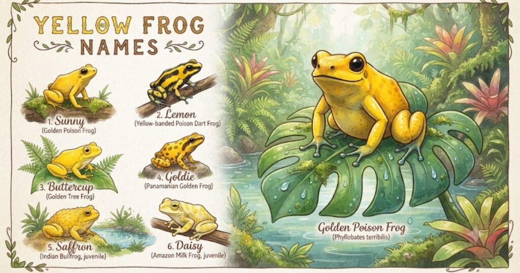 Yellow Frog Names