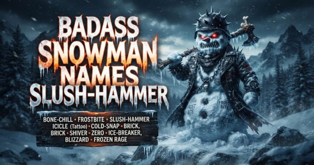 Badass Snowman Names
