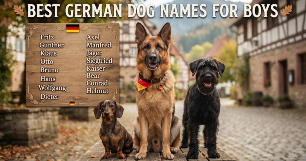 Best German Dog Names for Boys