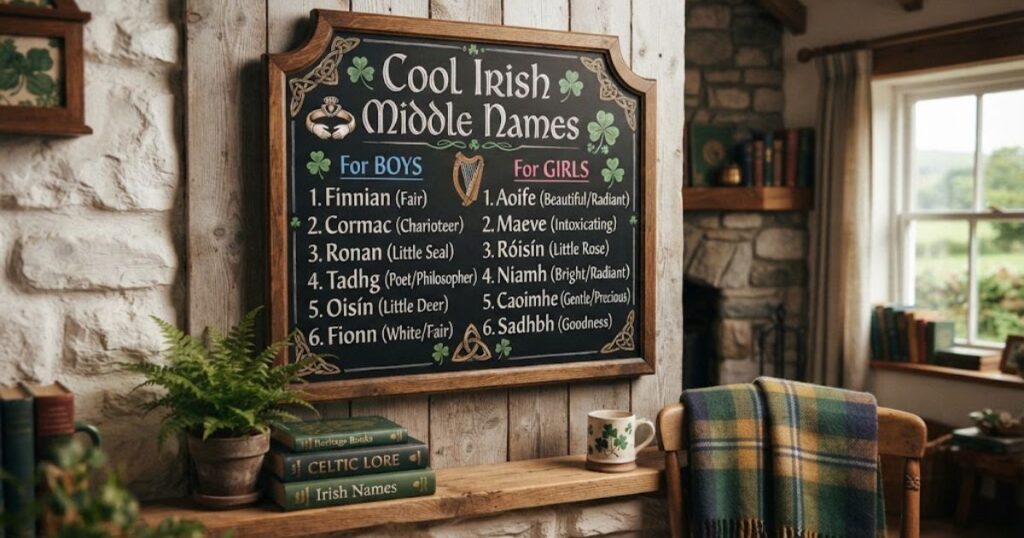 Cool Irish Middle Names