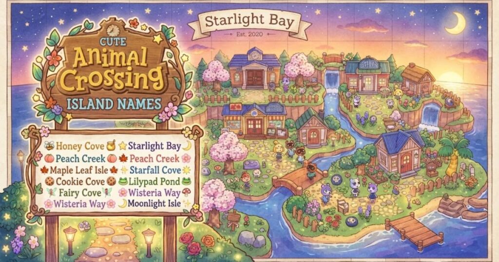 Cute Animal Crossing Island Names