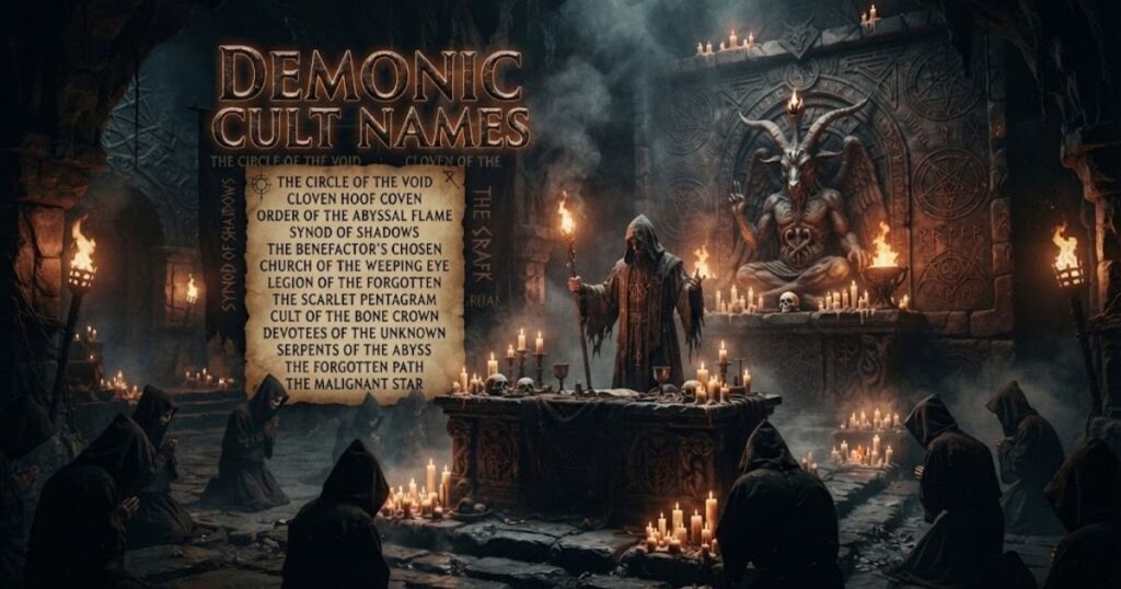 Demonic Cult Names