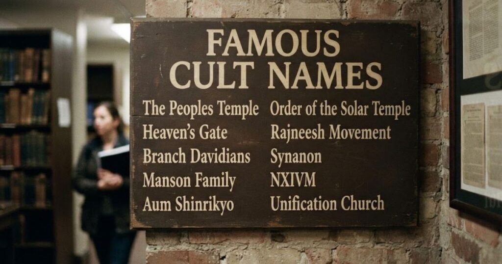 Famous Cult Names
