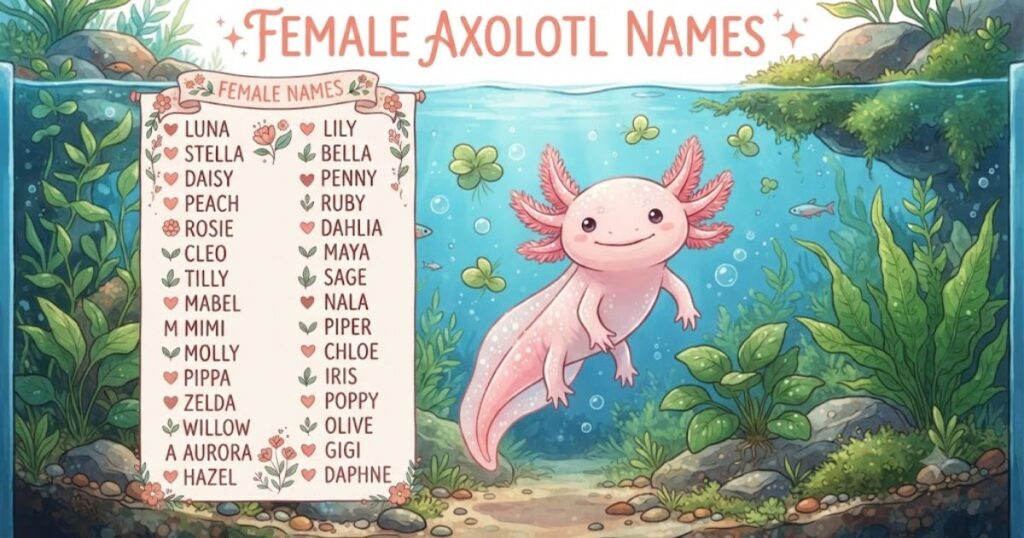 Female Axolotl Names