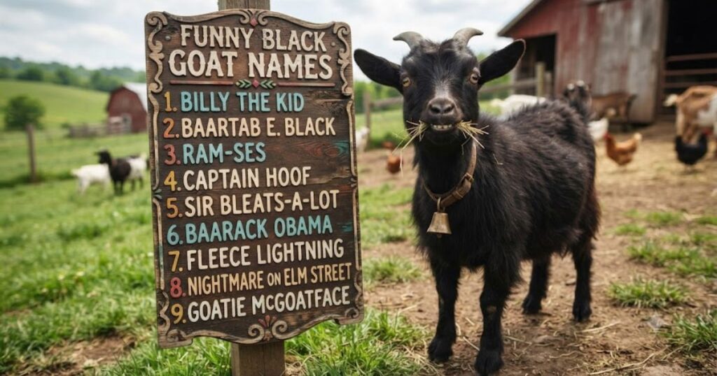 Funny Black Goat Names