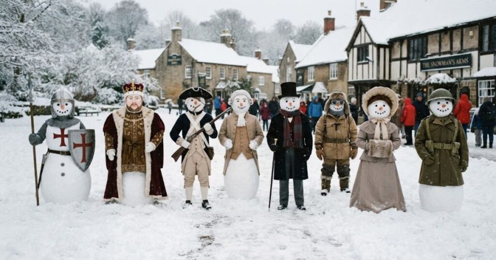 Historical Snowman Figures