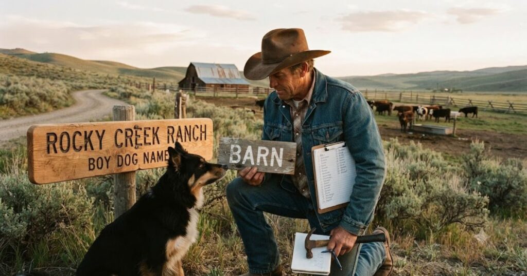 How to Choose the Right Ranch Name for Your Boy Dog