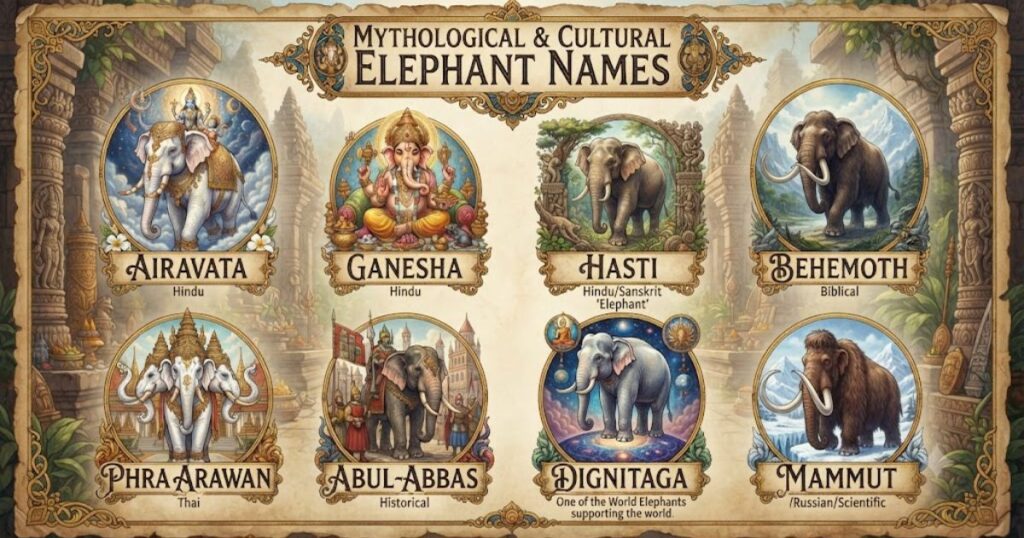Mythological & Cultural Elephant Names