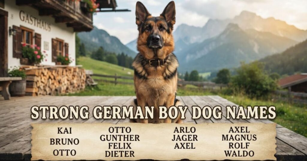 Strong German Boy Dog Names
