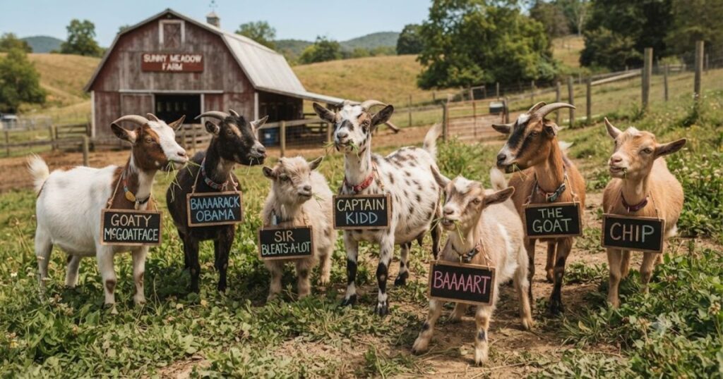 Top Funny Goat Names