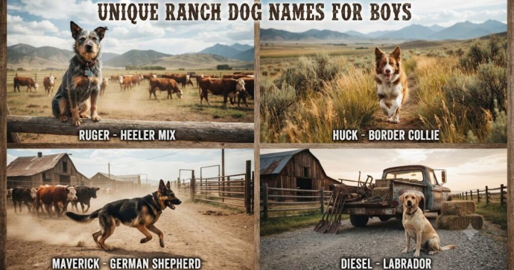 Unique Ranch Dog Names for Boys