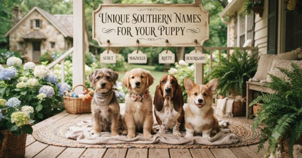 Unique Southern Names for Your Puppy
