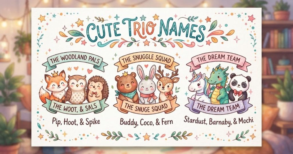 Cute Trio Names