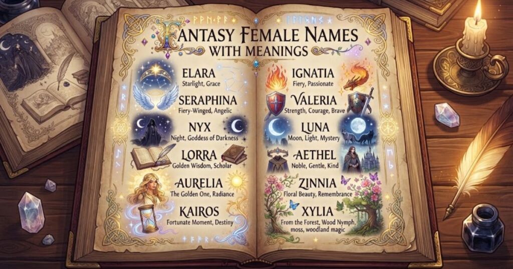 Fantasy Female Names With Meanings