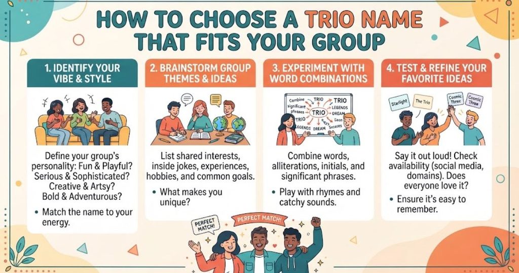 How to Choose a Trio Name That Fits Your Group