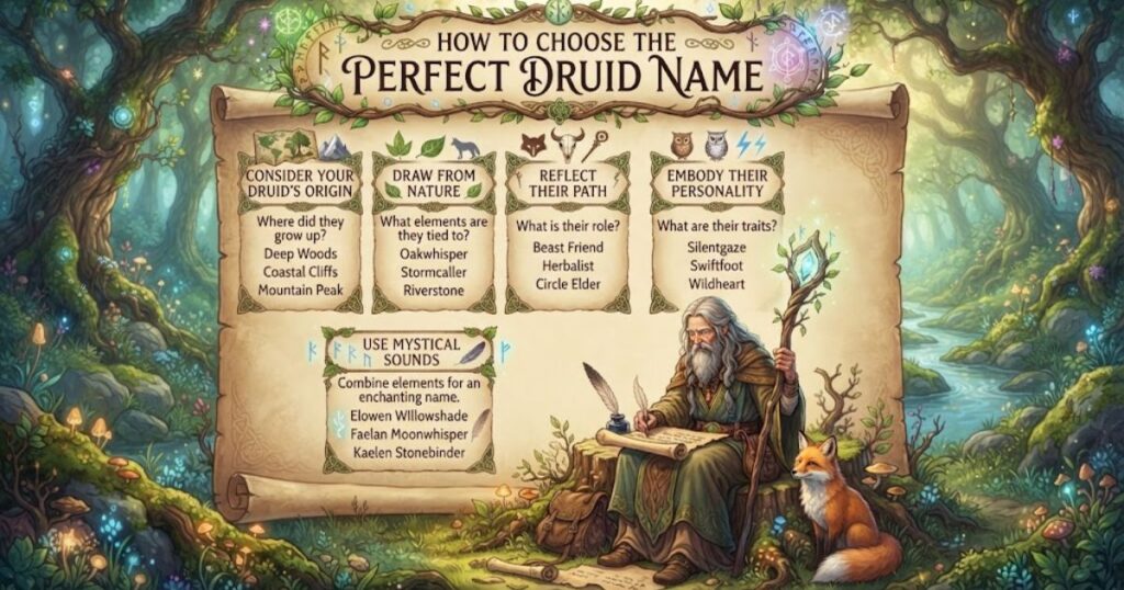 How to Choose the Perfect Druid Name