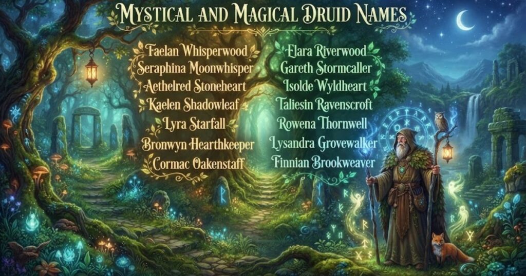 Mystical and Magical Druid Names