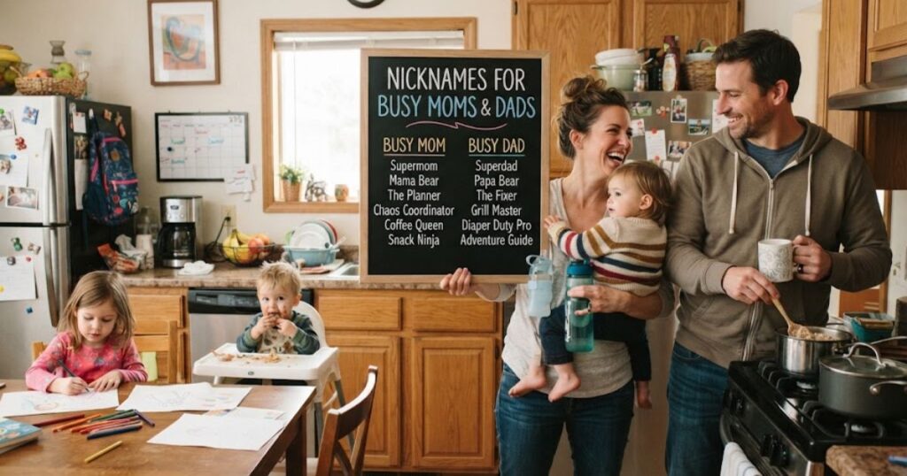 Nicknames for Busy Moms and Dads