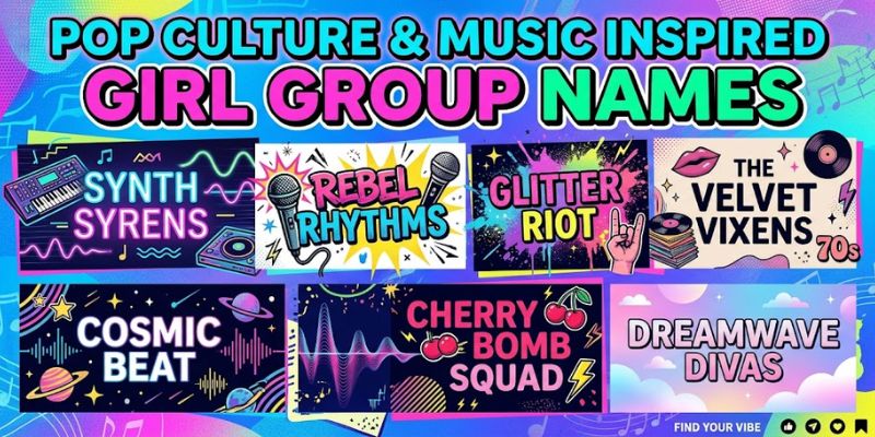 Pop Culture and Music Inspired Girl Group Names