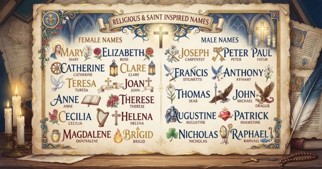 Religious and Saint Inspired Names
